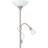 Eglo UP 2 Satin Nickel/White Floor Lamp 176.5cm