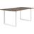 Muuto 70/70 Solid Smoked Oak/White Dining Table 85x170cm