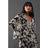Warehouse Floral Chiffon Ruffle Front Blouse Mono