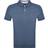 Tommy Hilfiger Herr Kortärmad Regular Fit Polo Shirt med knappslå Blå (Egeiska havet)