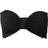 Monki mix and match bow front bandeau bikini top in black