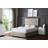 DS Living Seraphine Beige Divan Bed With Headboard - Light Beige - Double