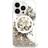 Guess GUHMP16XLFMWTE iPhone 16 Pro Max 6.9" beżowy/beige hardcase Liquid Glitter Flower MagSafe (iPhone 16 Pro Max) Smartphone Hülle, Beige