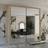 Sliding Wardrobes 4u Simona Double Mirror Sliding Door 2170 mm Oak Wardrobe