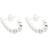 Ragbag Oda Earring - Silver/Transparent
