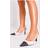 PrettyLittleThing Black and Cream Pu Point Toe Bow Detail High Stiletto Court Heels, Multi