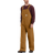 Carhartt Loose Fit Firm Duck Insulated Bib Overall - Brown