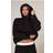 PrettyLittleThing Black Premium Basic Oversized Hoodie