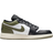 NIKE Air Jordan 1 Low GS - Black/Medium Olive/White