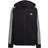 Adidas Women Essentials 3-Stripes French Terry Regular Full-Zip Hoodie - Black/White