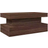 vidaXL LED Lights Brown Oak Soffbord