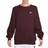 Nike Club Men's Crew-Neck Sweater - Burgundy Crush/White