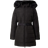 Calvin Klein Scuba Padded Belted Coat - Black