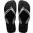 Havaianas Heren Dubbel - Zwart/Staalgrijs