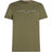 Tommy Hilfiger Logo Embroidery Slim T-shirt - Battle Green