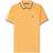 Psycho Bunny Mens Kingsbury Pique Polo Shirt - Mock Orange