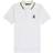 Psycho Bunny Mens Plano Pique Polo - White