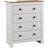 Home Source Avon Off White Chest of Drawer 79x95cm