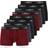 FM London Men’s Stretch Fit Boxers 8-pack - Dark Assorted