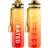 QLUR Motivational Yellow Red Water Bottle 1L