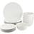 Amazon Basics White Finish Dinner Set 18pcs