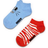 Happy Socks Kid's Low Cat Socks 2-pack - Light Blue