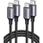 UGREEN 480Mbps USB C - USB C 60W M-M 2-Pack 0.5m
