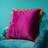 WERNS Velvet Chair Cushions Purple, Gold (45x45cm)