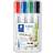 Staedtler Lumocolor Whiteboard Marker 351 with Bullet Tip 4-pack
