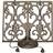 Selections Ornamental Cook Book Stand Brown Newspaper Rack 26x24cm