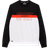 Lacoste Ripstop Tennis Sweatshirt Men - Black/Orange/White