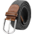 DonDon Fabric Braided Sash Belt - Gray