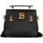 Balmain B-Buzz 23 Grained Leather Bag - Black