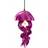 WERNS Jellyfish Magenta Ceiling Lamp