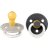 Bibs Colour 2 pk Latex str. 1 Sand GLOW/Iron GLOW