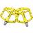ROCK BROS Nylon Composite Flat Pedals 9/16 Mountain Bike 3 Bearing Non-Slip Waterproof Anti-Dust