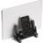 Durable recycled felt vertical laptop stand dock space saving 3-in-1 holder