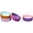 WERNS Fancy Pink/Rose/Purple/Orange Bowl 13cm 4pcs