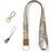 Vicloon Lanyard Neck Leather Strap with Metal Key Rings
