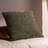 Yard Cabu Textured Boucle 45 x 45 cm - Khaki Cushion Cover Green