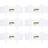 Samuel Alexander Samuel Alexander 6 x 33 cm Picket Fence Garden Edging Set of 4