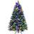 Costway Pre-Lit Snowy Green Christmas Tree 152.4cm