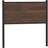 vidaXL Oak Multilayer Wood Headboard 90cm