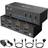 Kceve 3 Computers, 3 Monitors, HDMI DisplayPort USB 3.0, 8K 30 Hz/4K 144Hz, For 3 Computers, 3 Monitors And 4 pcs. USB 3.0 Devices