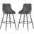 NOVECRAFTO Modern Grey Bar Stool 95cm 2pcs