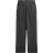 H&M Elegant High Waisted Trousers - Dark Grey Marl