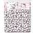 Jay Franco Hello Kitty Pink Stripes & Hearts Full Size Sheet Set 4 Piece Duvet Cover Pink, White (243.8x205.7cm)