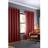 Fusion Strata Dim Out Eyelet Curtains 117cm x 183cm - Terracotta