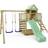 Wickey Wooden Climbing Frame Smart Cave Set Pastel Green