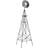 Costway 253 cm Ornamental Windmill Metal Wind Mill